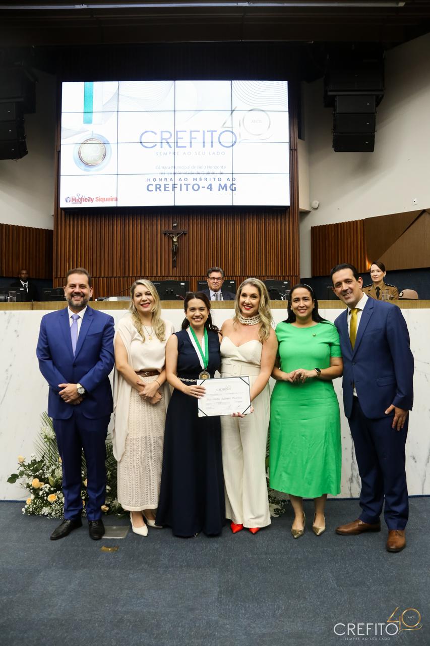 Professora do Mestrado em Gestão e Desenvolvimento Regional é homenageada com Comenda Especial do CREFITO-4 MG